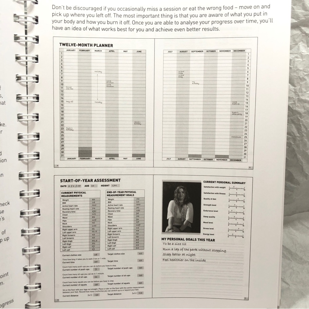 Book: DIET AND EXERCISE DIARY The perfect tool for health, weight loss, fitness - Picture 6 of 16
